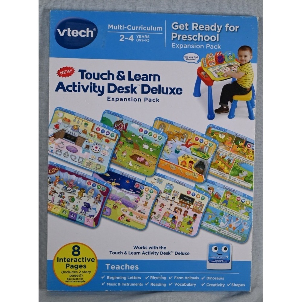 VTech Touch & Learn Activity Desk Expansion Pack Get Ready for Preschool